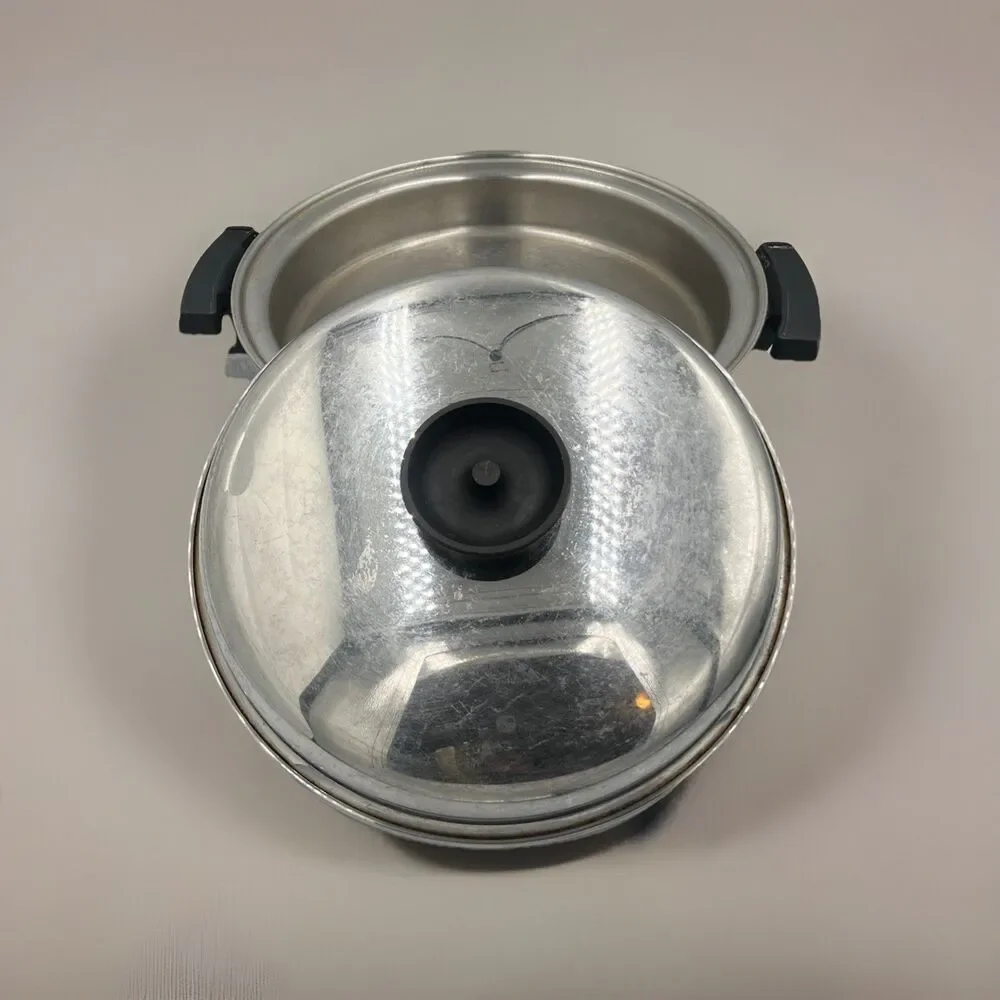 Townecraft Liquid Core Electric Skillet 82010 Complete Set Lid & Cord Tested